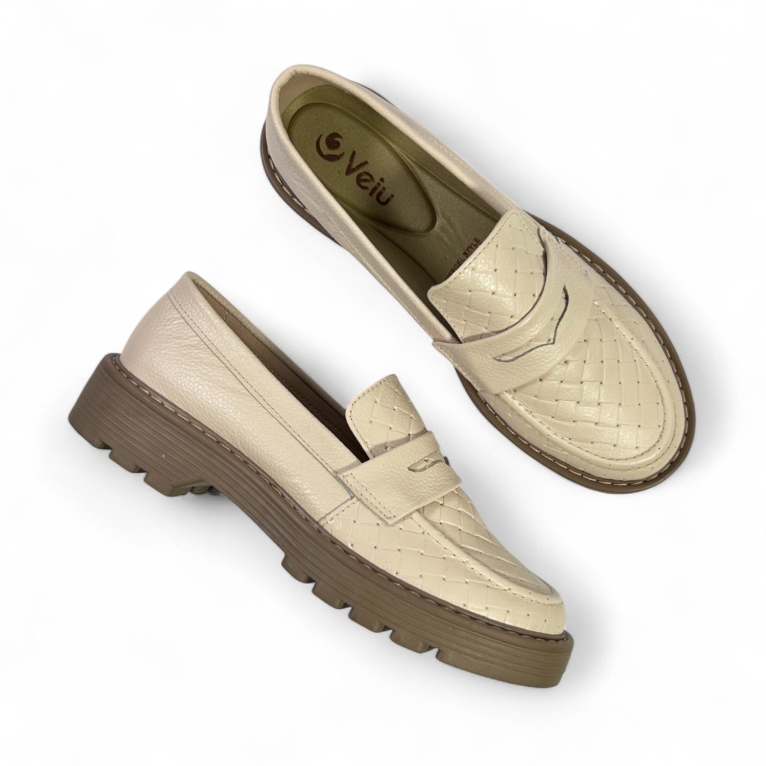 Mocasín canasta cuero D1-04340 Jordan