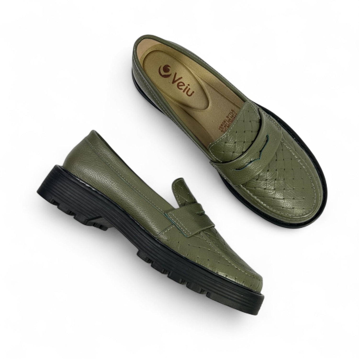 Mocasín canasta cuero D1-04340 Jordan