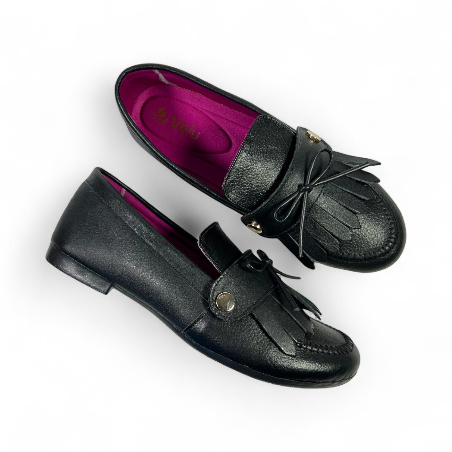 Dualé Alma esencia Flecos + moño - Negro