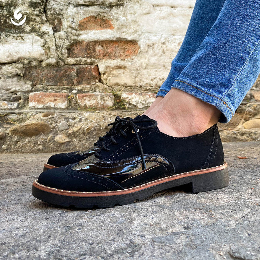 G55504 Nobuck x Charol_ Roxana Negra