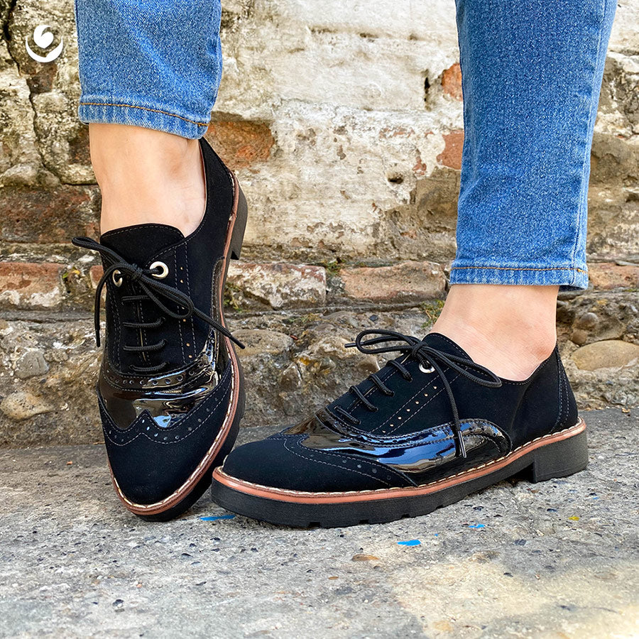 G55504 Nobuck x Charol_ Roxana Negra